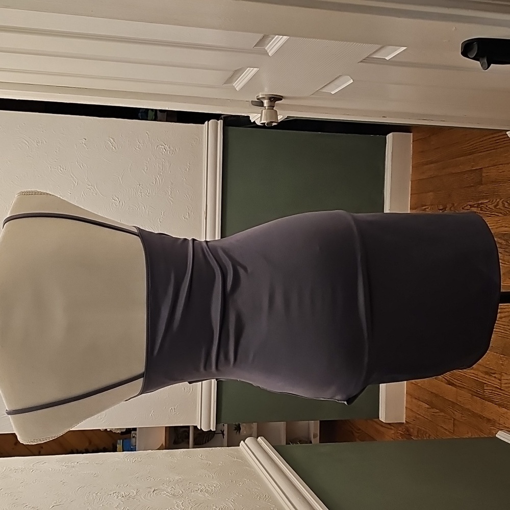 Windsor Satin Lavender/Gray Mini Dress - Picture 2 of 3